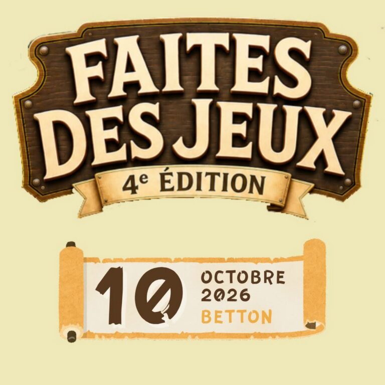 Lire la suite à propos de l’article FAITES DES JEUX 2026 : nos tables de jeu de rôle le samedi 10 octobre